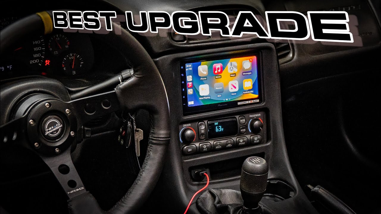 How To Install A Double Din Radio In Your 97-04 C5 Corvette. Apple CarPlay Installed