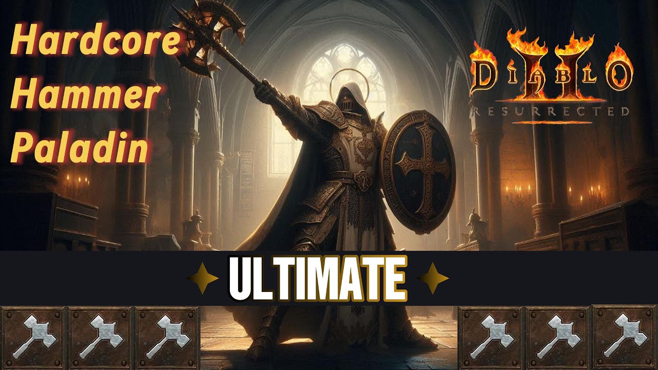 Diablo 2 - Ultimate Hammer Paladin | 1 to Hell HC