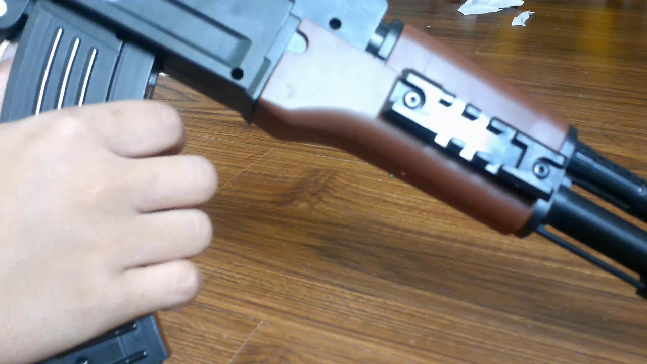 my new ak 47 toy pellet gun