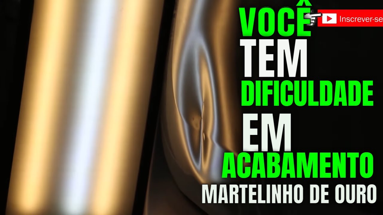 MARTELINHO DE OURO / REMOVER O AMASSADO SO NA COLA ?