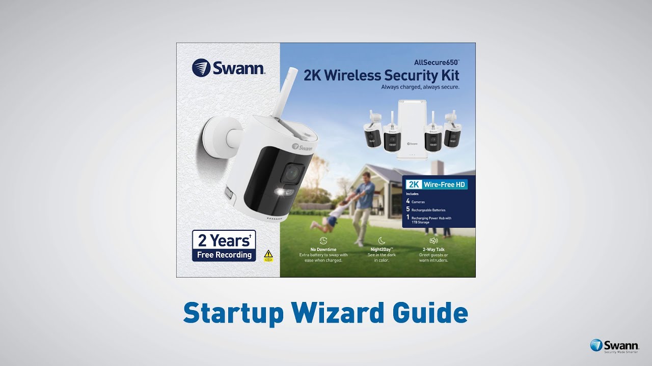 Руководство мастера запуска Swann AllSecure