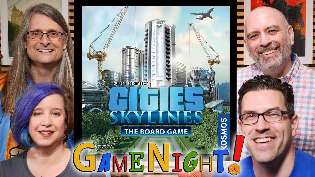 Cities: Skylines – The Board Game - GameNight! Se8 Ep22 - How to Play and Playthrough