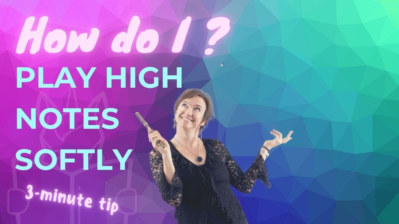 Piccolo - Flute:  How to play high notes in the third octave softly?
