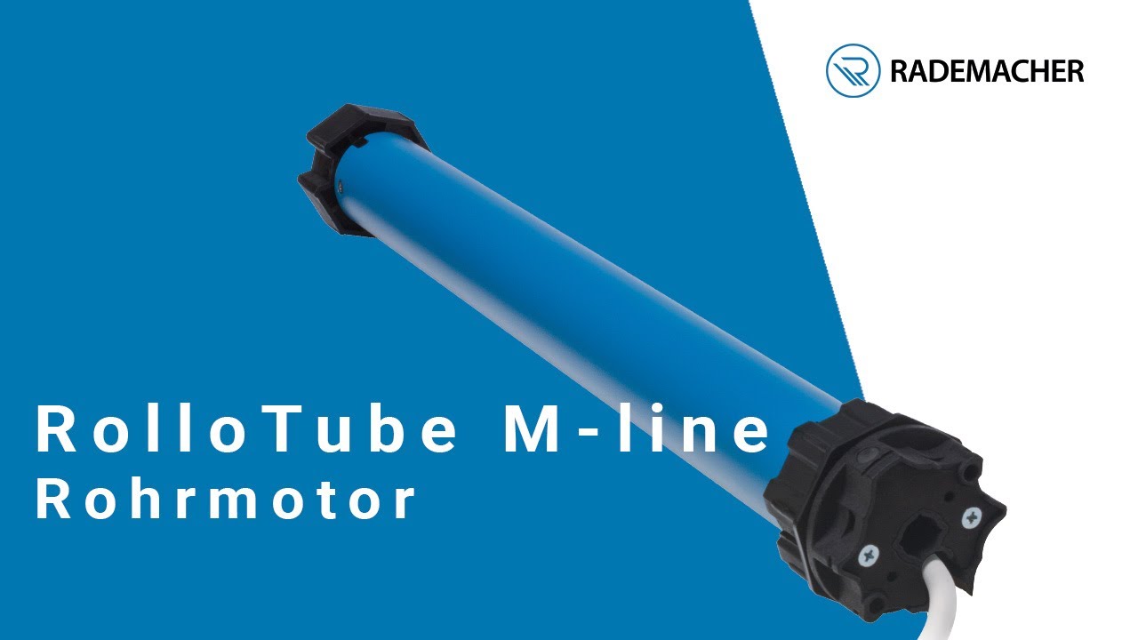 RADEMACHER RolloTube M line - Rohrmotor - Für Rollläden, Markisen und Zip-Anlagen