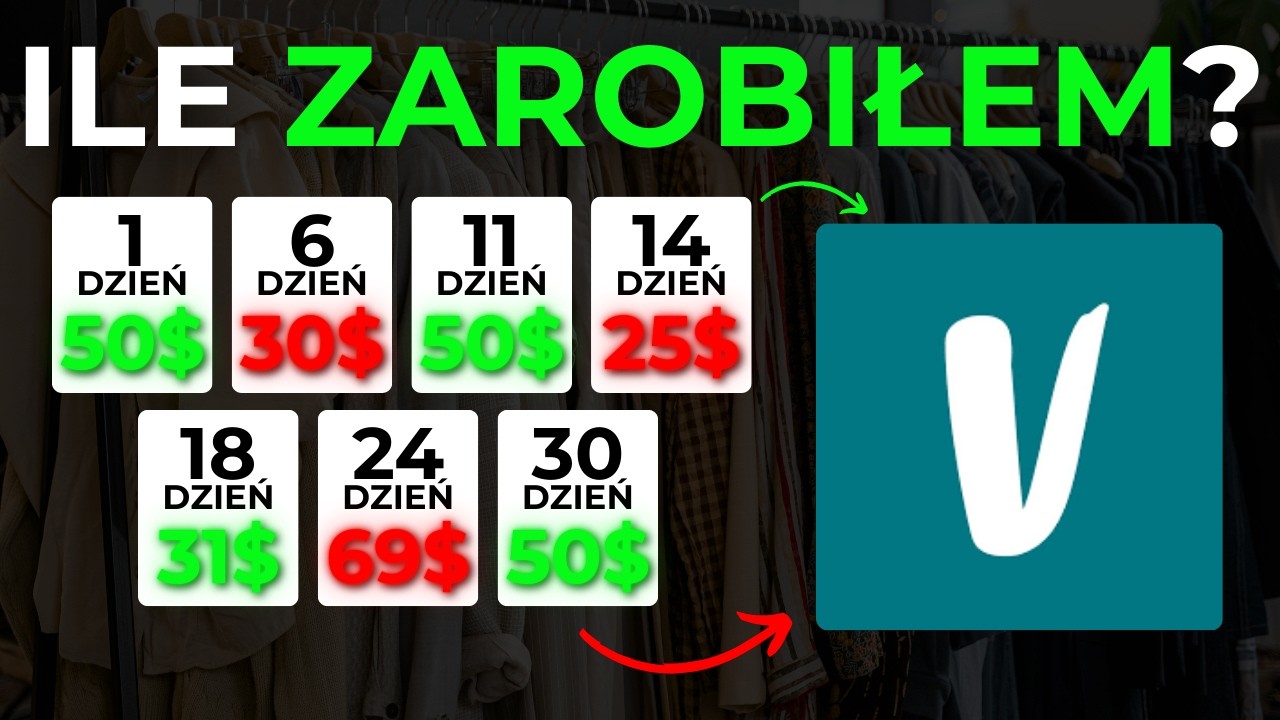 ILE ZAROBIŁEM na VINTED przez 30 DNI