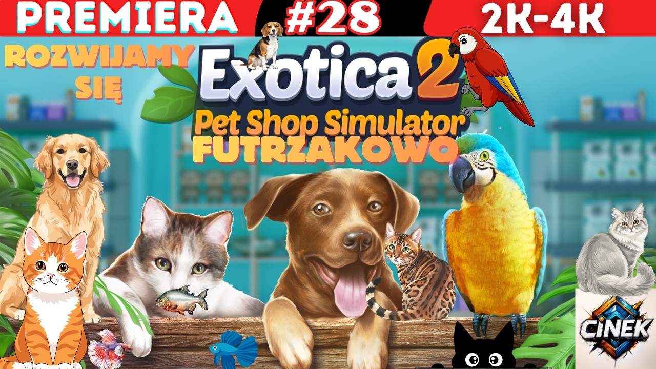 ROZWIJAMY SIĘ🦜🎨EXOTICA 2 PET SHOP SIMULATOR#28 #gaming#gameplay#simulator#symulator