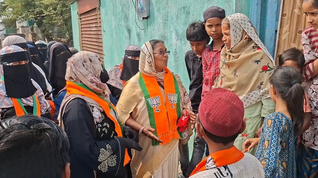 Nanded ▪︎ Parbhag No 12 Mein BJP Ke Umedwaro Ne Logo Se Mulakat Ki 