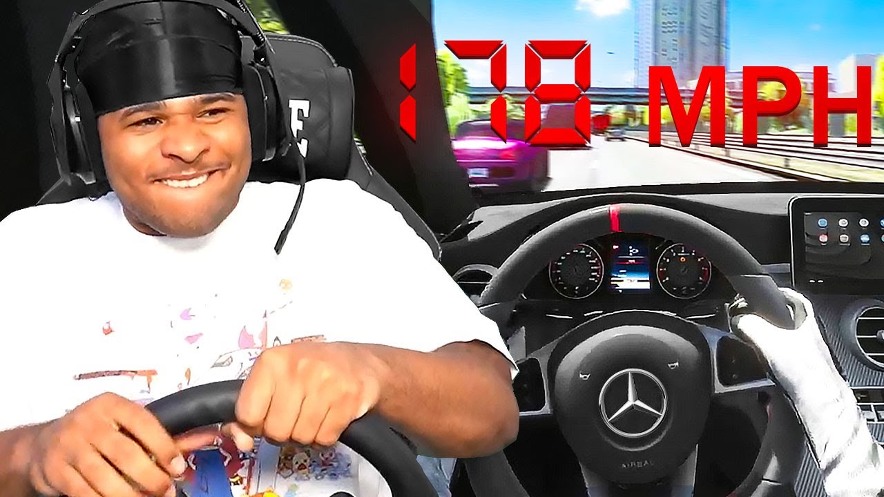 Fanum Cuts Up In A Mercedes AMG At 178 MPH..