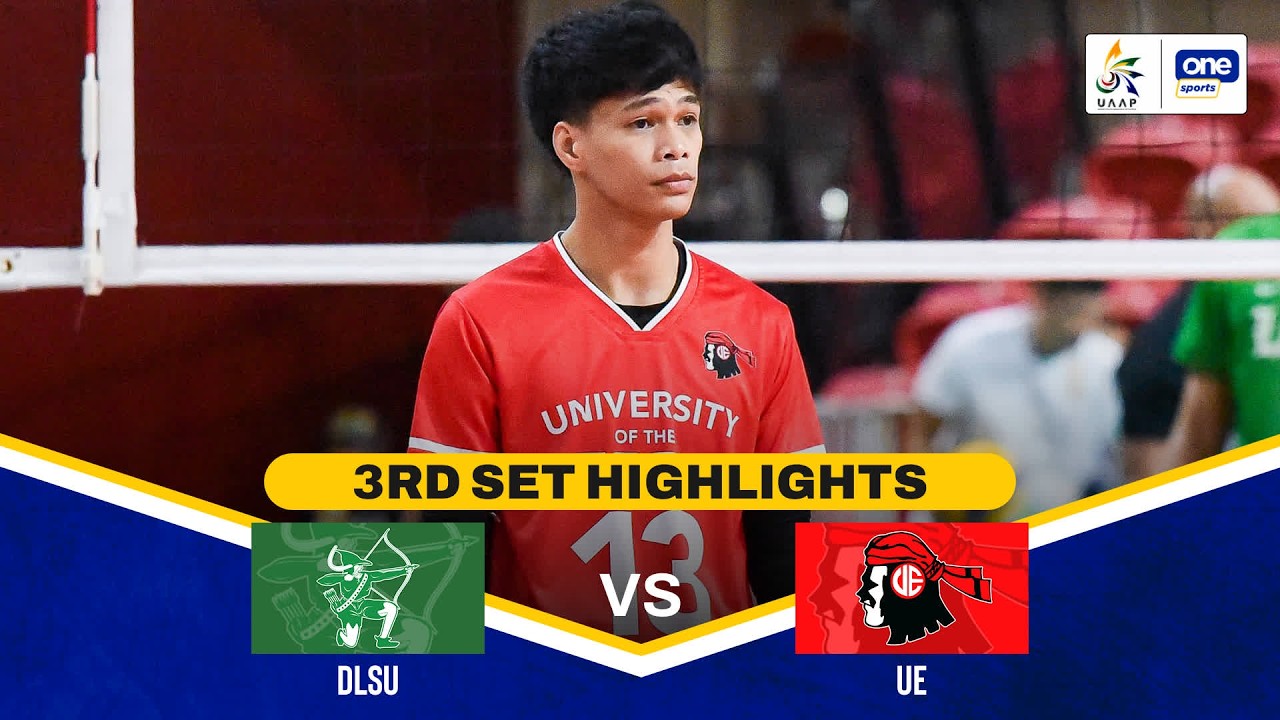 UE vs DLSU | SET 3 HIGHLIGHTS | UAAP SEASON 88 MEN&rsquo;S VOLLEYBALL | APR 15, 2026