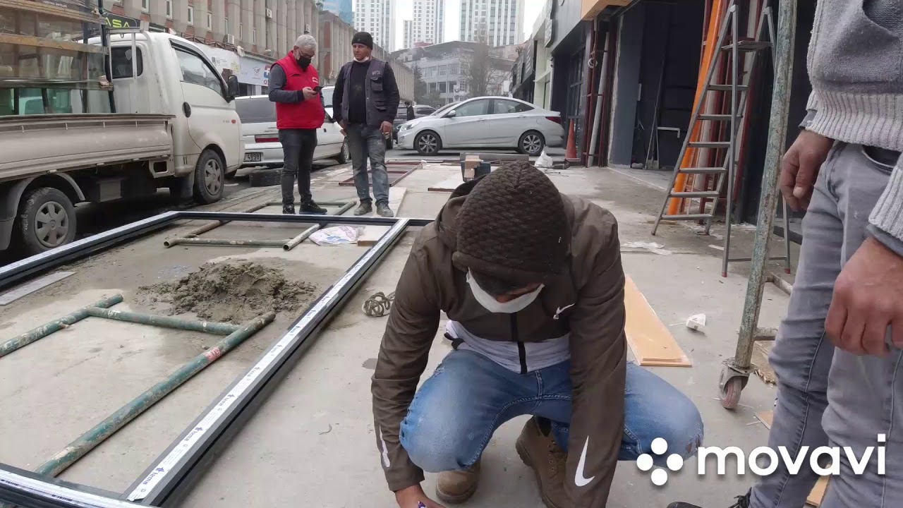 alüminyum doğrama montajı