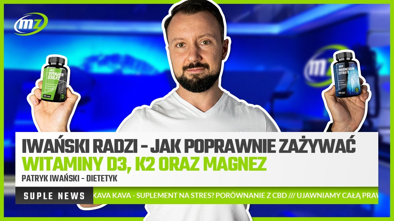 Jak poprawnie zażywać witaminy D3, K2 oraz magnez | Iwański radzi