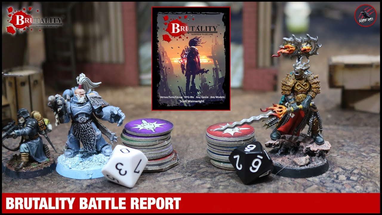 BATTLE REPORT - BRUTALITY SKIRMISH WARGAME - Assassins v Cannibals - Two Player Mission Playthrough