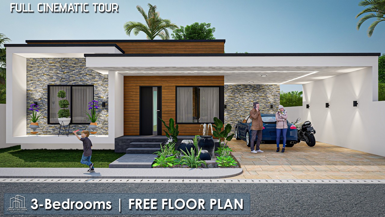 Luxury Living on a Budget? This 3-Bedroom Modern House is Genius