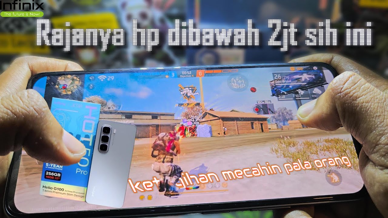 Infinix Hot 50 Pro 256GB Game Test Free Fire Max || Handcam || Helio G100 (6 nm) || 5000 mAh