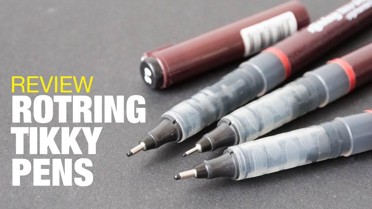 Обзор: Rotring Tikky Graphic Fineliner Pen (пигментные чернила)