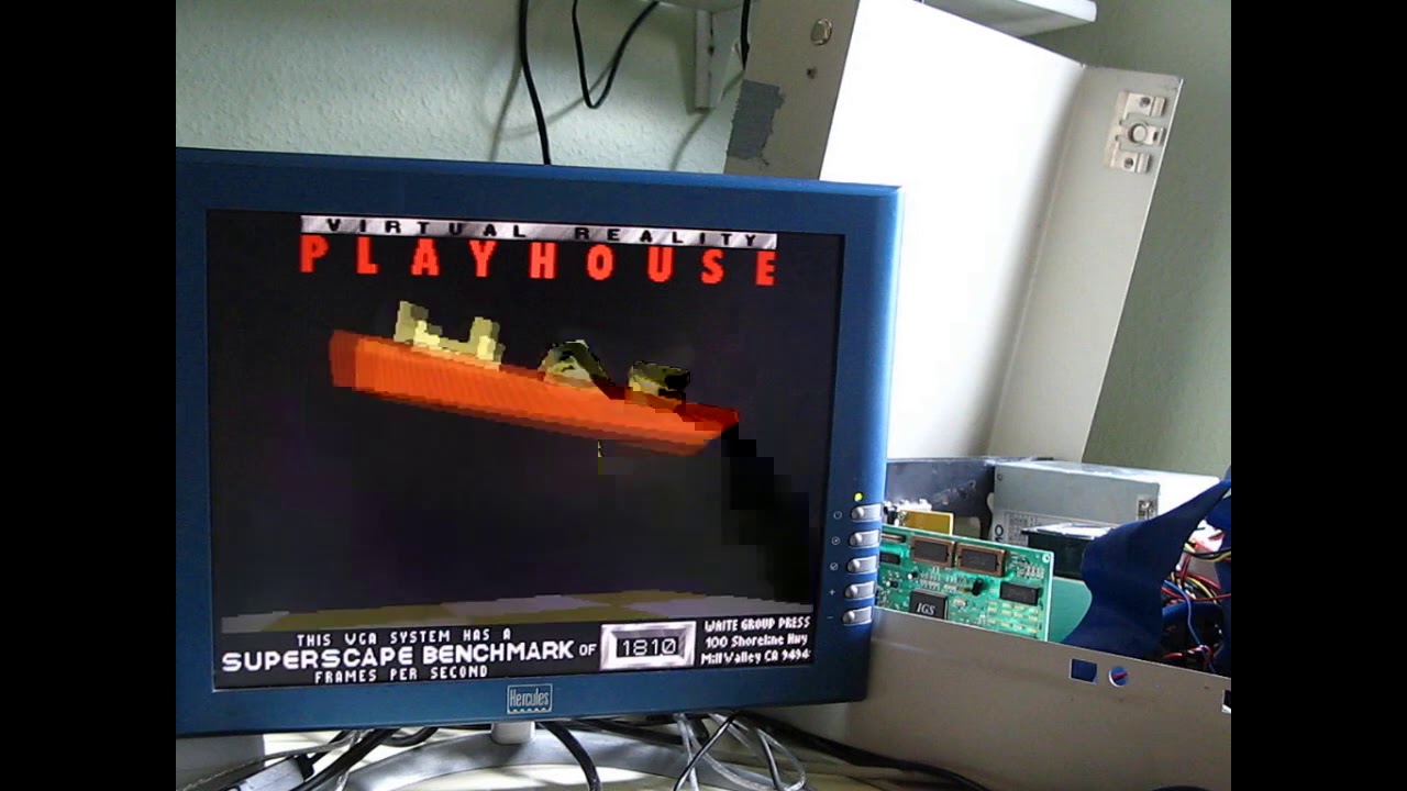 Shuttle HOT-137 VGA card (IGS IGA1680) DRAM Upgrade and Dos-Benchmark