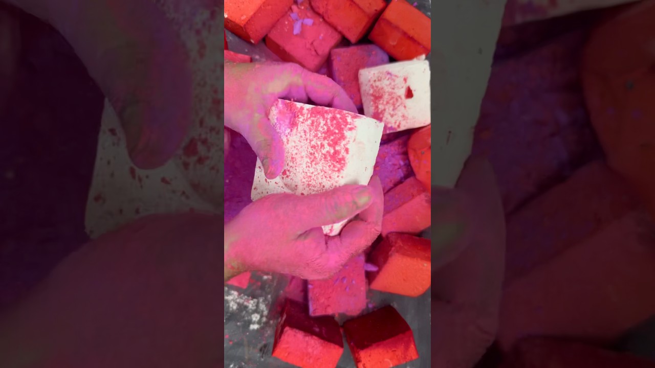 CC Plain Chalk ASMR Crush #shorts #viralvideo