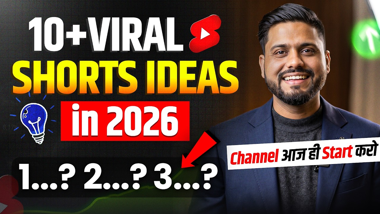 10+ Powerful Ideas to Go Viral on YouTube Shorts in 2026 | Start Your Channel Today