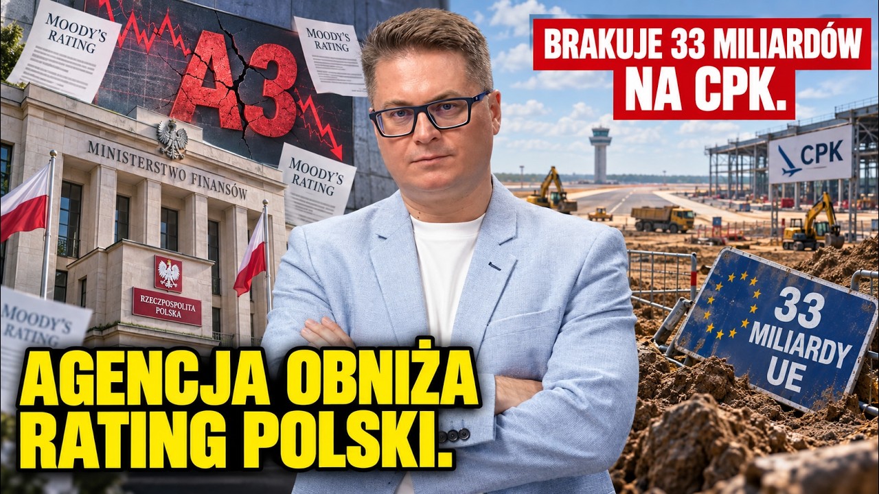 MOODY'S OBNIŻA OCENĘ POLSKI. Sprawdzamy powody pierwszej takiej decyzji od 24 lat.