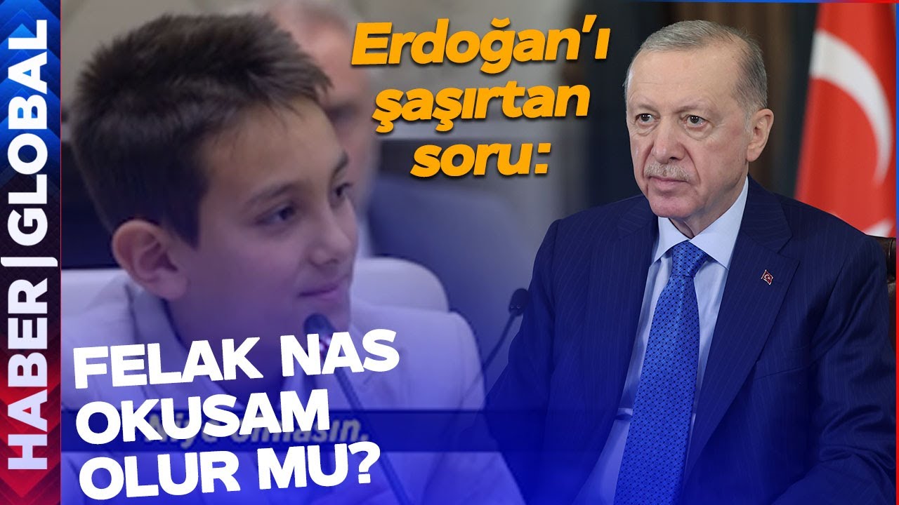 Küçük Çocuktan Erdoğan'ı Şaşırtan Soru: Felak, Nas Okusam Olur mu?