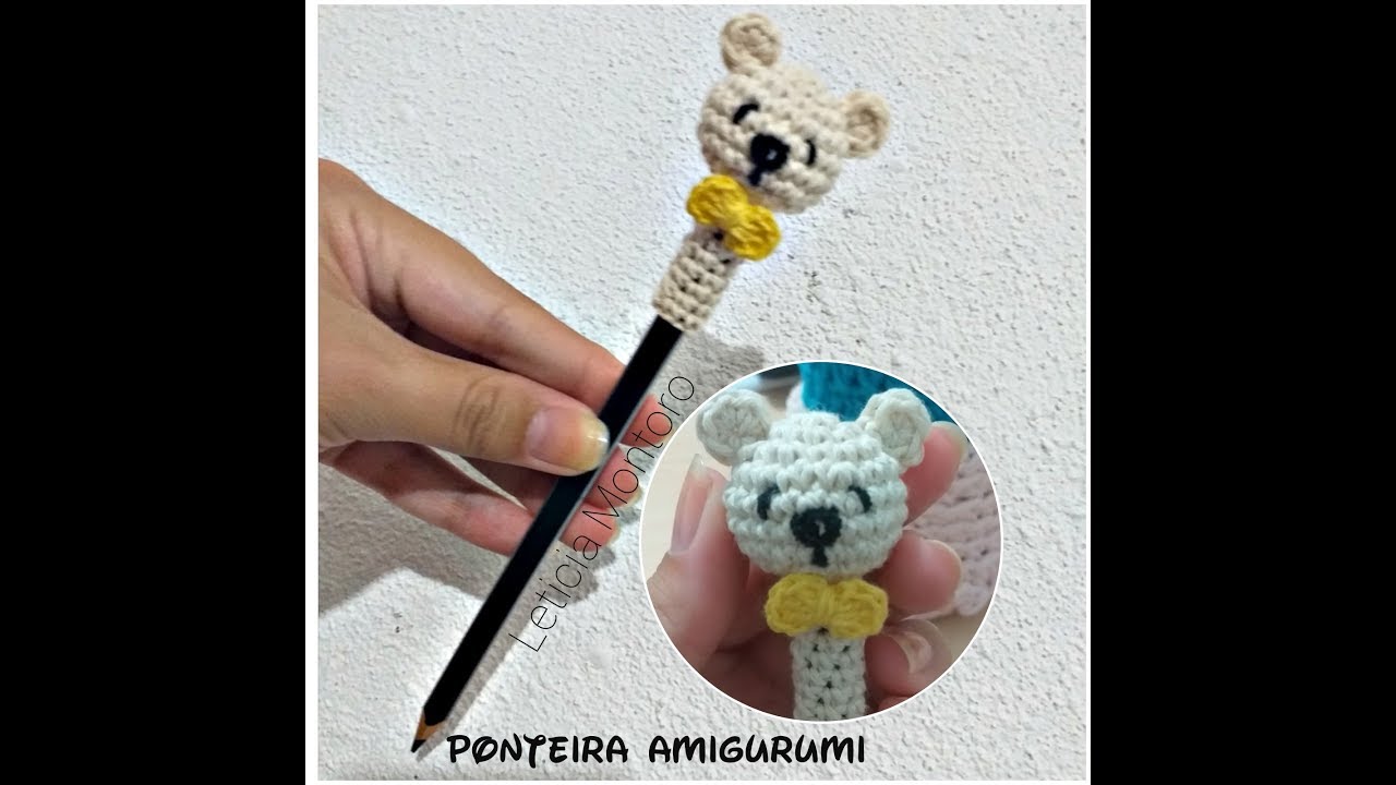 Ponteira de Lapís - Amigurumi
