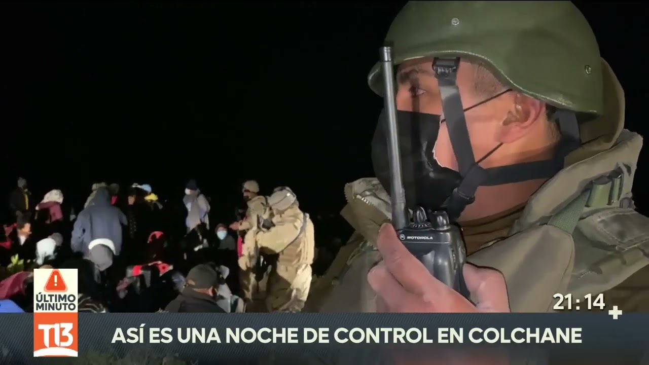 Así es la vigilancia fronteriza nocturna en Colchane