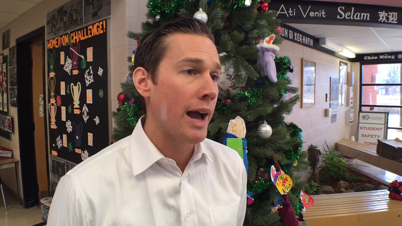 Scott Cressman tells a personal story he experienced with Rotary Turkey Drivde