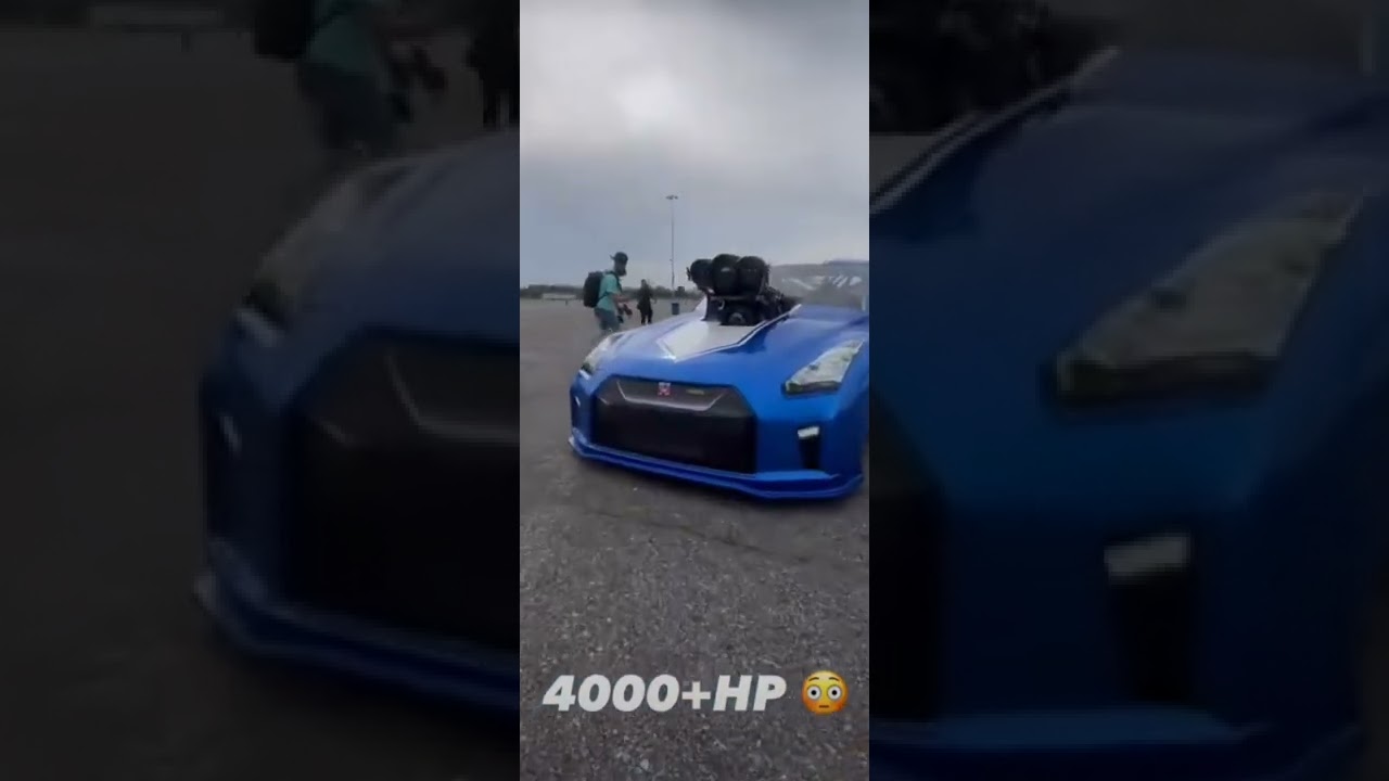 4000 HP 😳 Monster Nissan GTR 🔥 