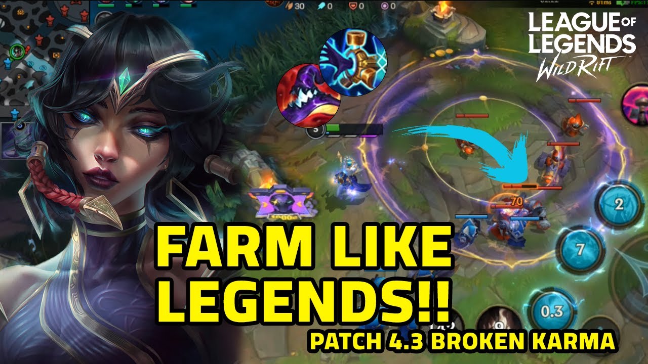 Karma MID is TOO BROKEN NOW!! | Challenger Karma Wild Rift Gameplay