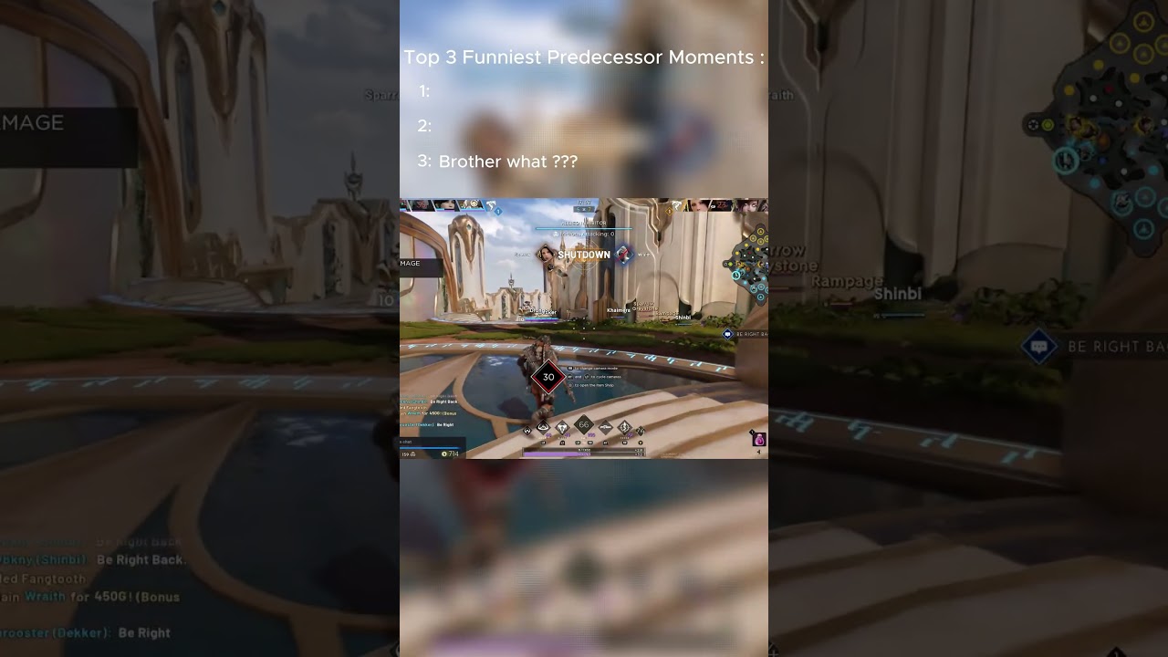 Top 3 Predecessor Funny Moments 