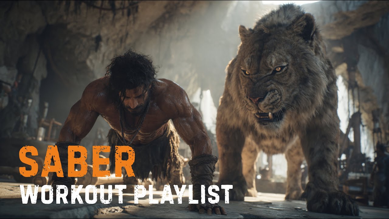 22 Minutes of Primal Power ⚔ SABER Workout Trap Mix 2025 | Focus • Control • Beast Mode