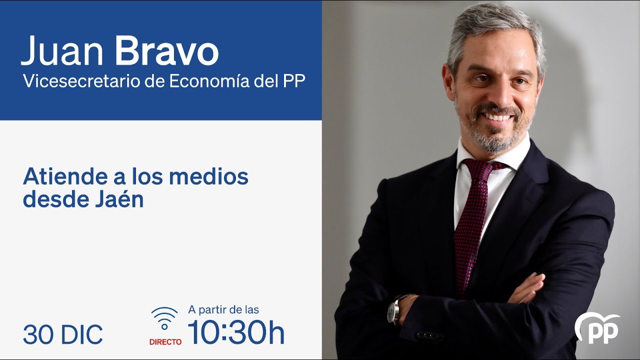 Juan Bravo atiende a los medios desde Jaén