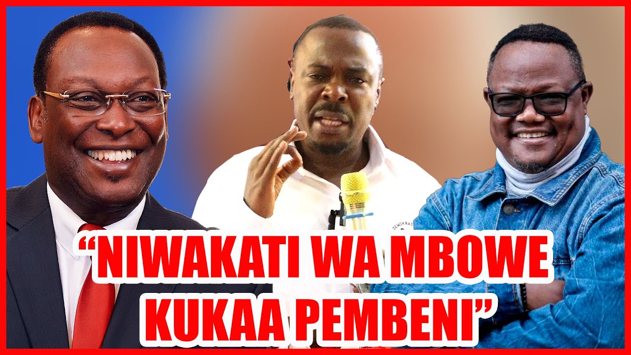 HOTUBA YA JOHN HECHE ATANGAZA RASMI KUGOMBEA  NAFASI YA MAKAMU MWENYEKITI CHADEMA, NAUNGANA NA LISSU