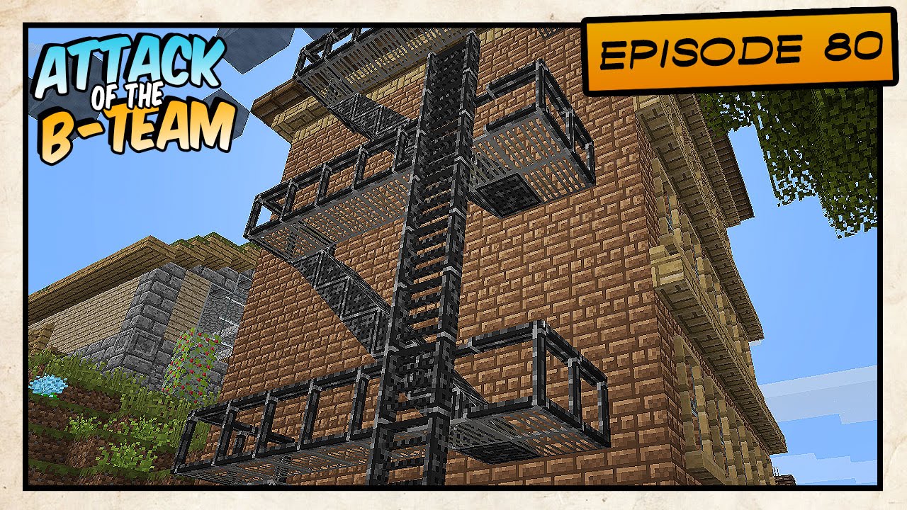 Minecraft - Attack of the B-Team! - Fire Escape and Burial - E79