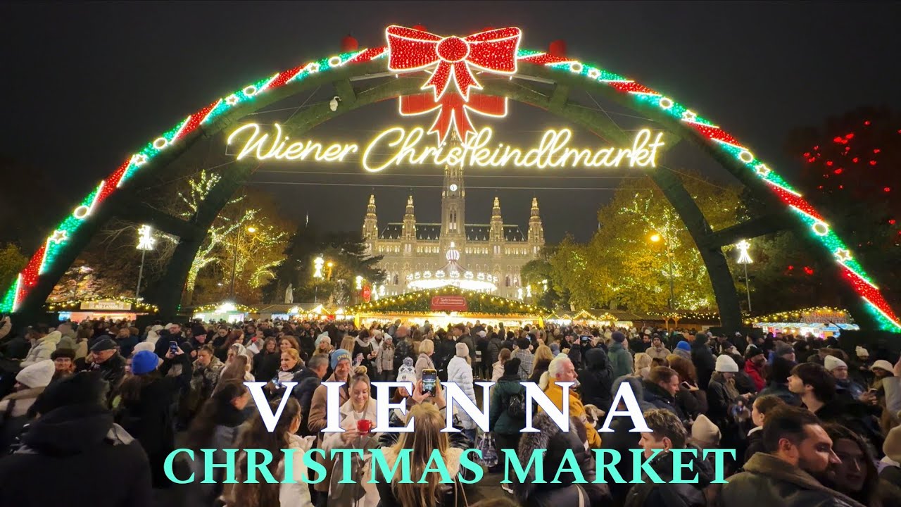 Christmas Market,Vienna Austria - 2025 Wiener Christkindlmarkt