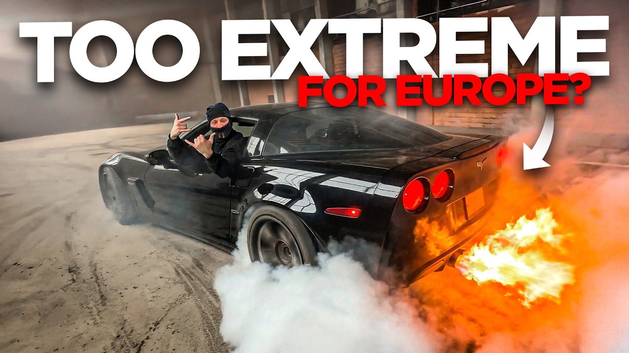 Europes Rowdiest Corvette let loose in the Mountains! (Too Much?)