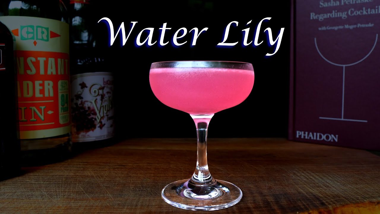 Water Lily || An Aviation Cocktail variation from Regarding Cocktails by Sasha Petraske