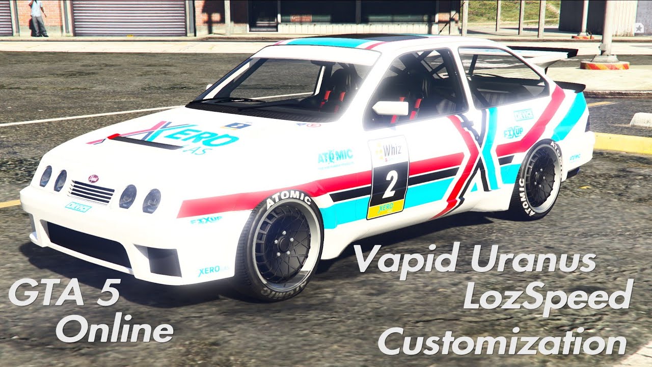 GTA 5 ONLINE Vapid Uranus LozSpeed - Ken Block Ford Escort Cosworth Customization