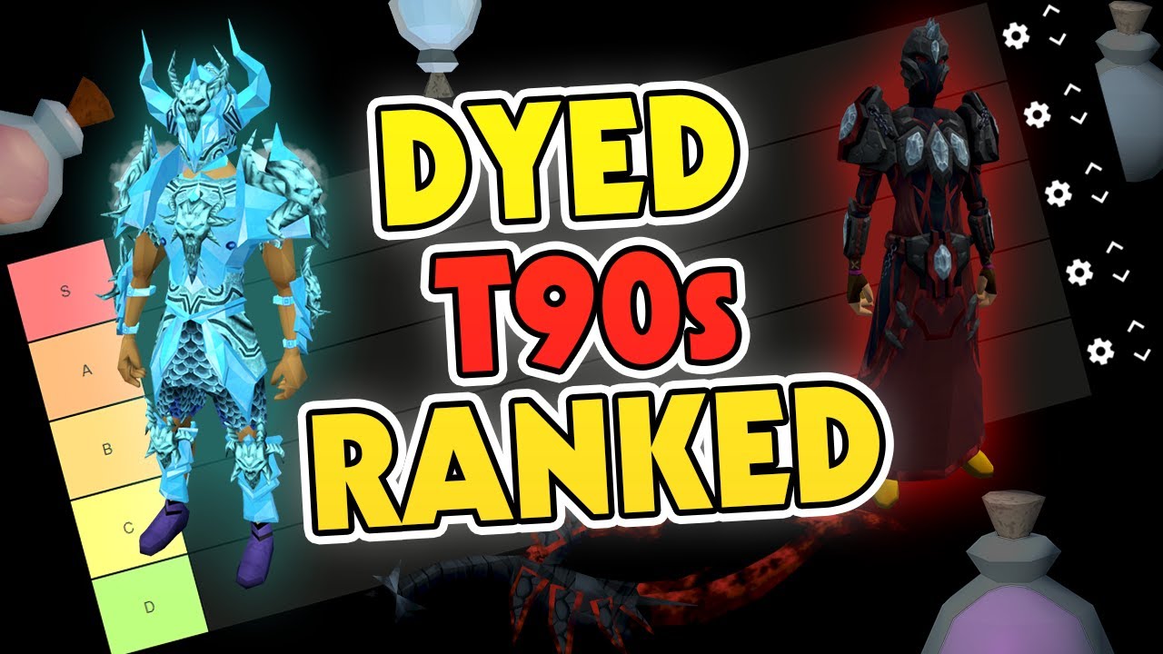 Ranking all T90 DYED Weapons and armor!