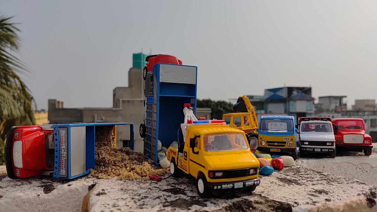 Indian Truck Miniature Model | Tata Ace Toy Truck | Dump Truck Toys | Tata Truck 407