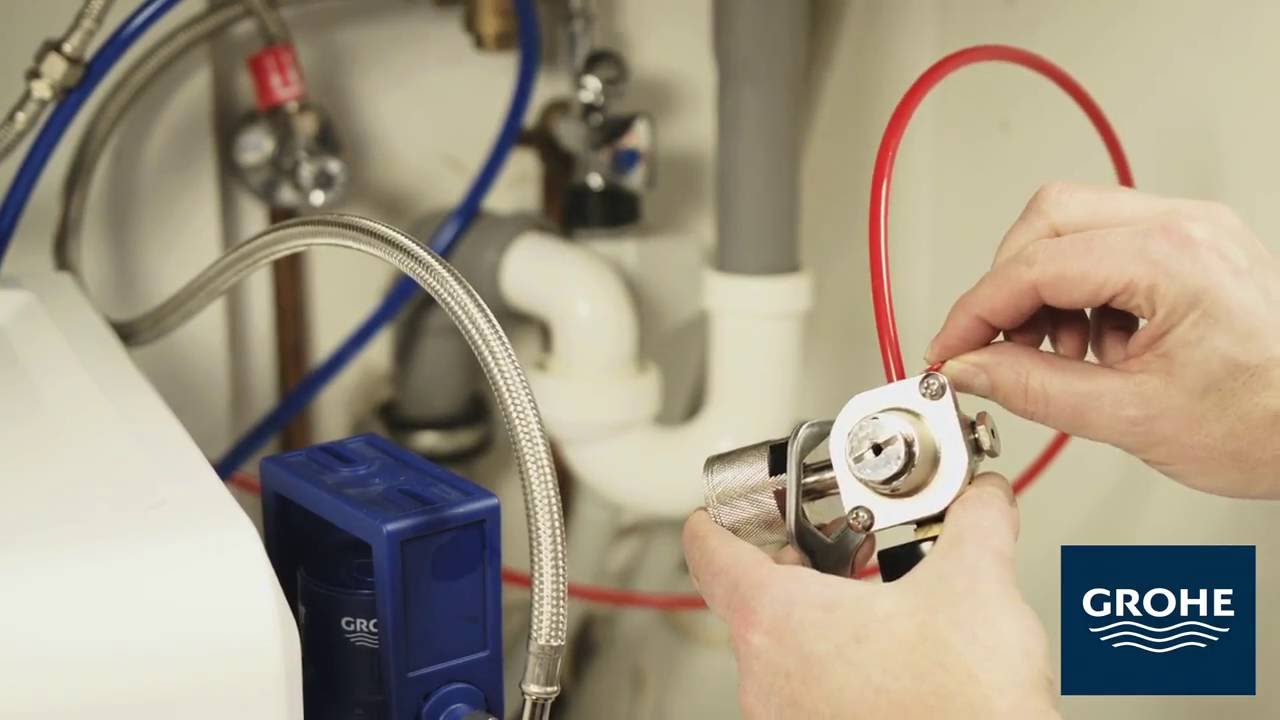 GROHE Blue | Comment installer les systèmes filtrants