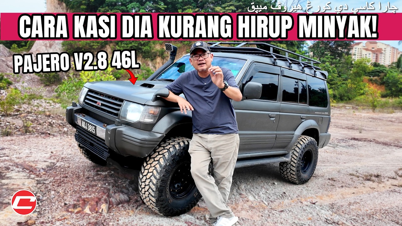 PAJERO V46 2.8L |  CARA KASI DIA KURANG HIRUP MINYAK!