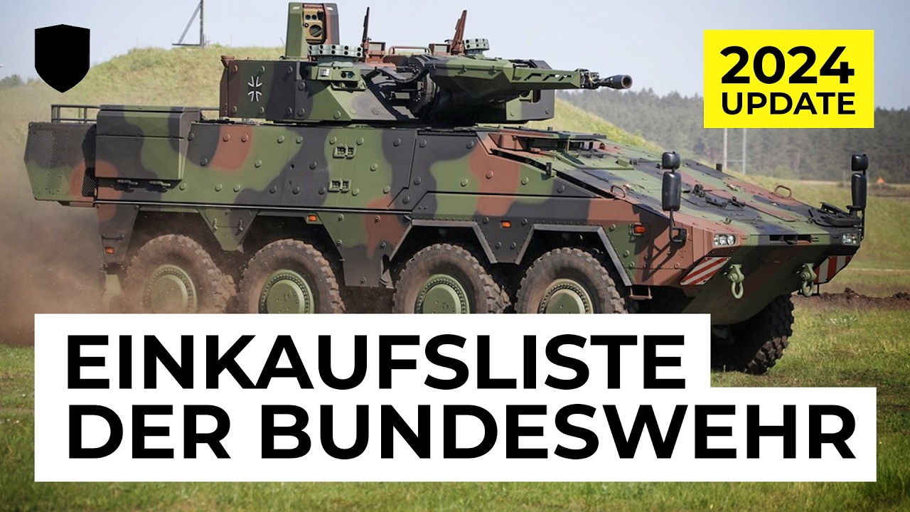Einkaufsliste der Bundeswehr 2024