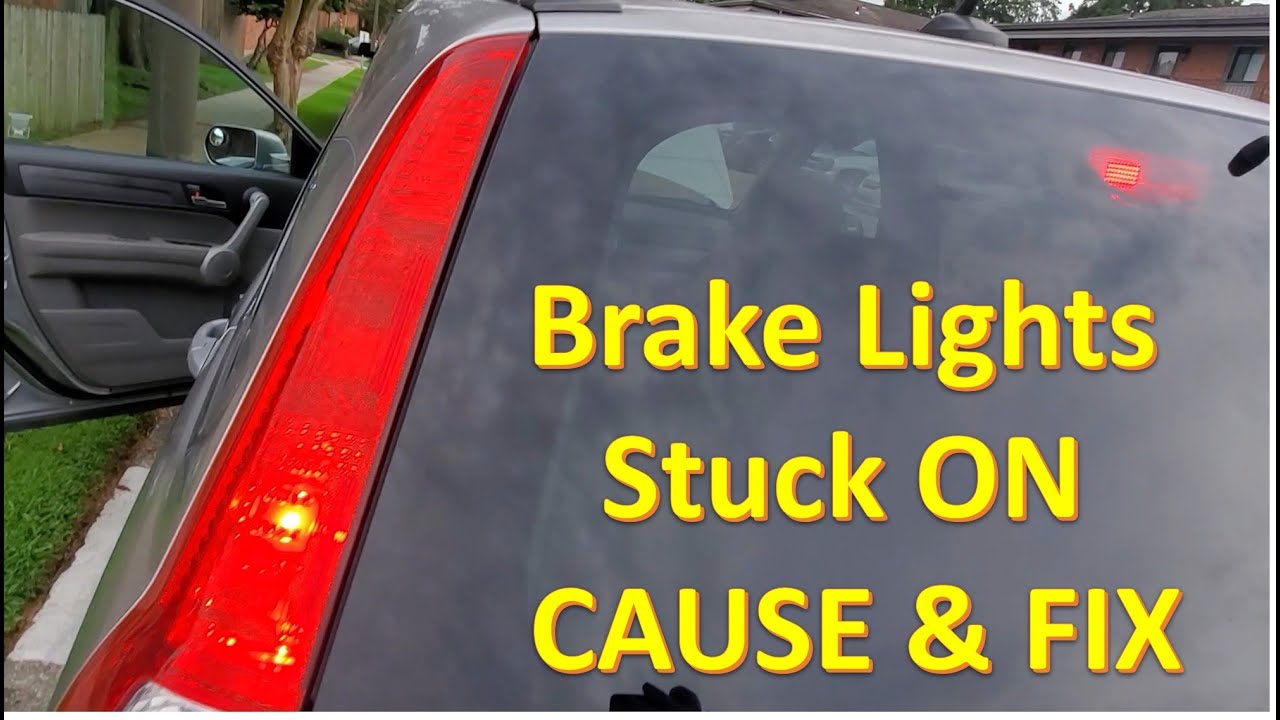 HONDA CRV 2007 - Car OFF but brake lights stuck ON: Cause and Quick Fix