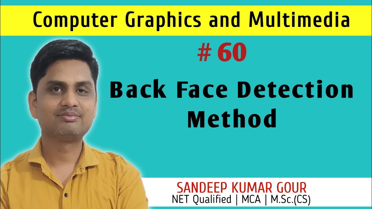 Back Face detection method in computer graphics