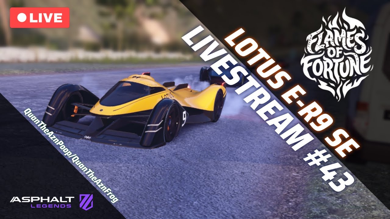 [LIVE🔴] Lotus E-R9 Special Event and... that's it? - Asphalt Legends