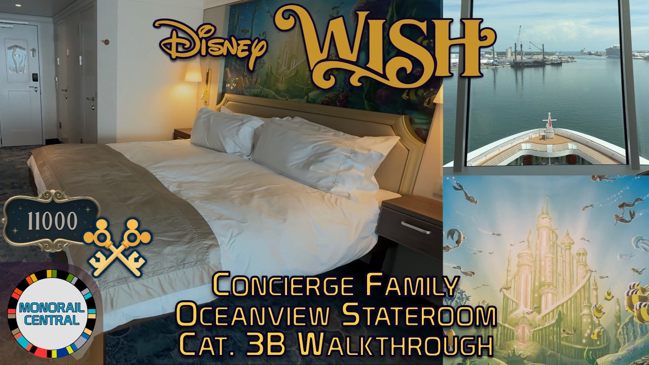 Concierge Family Oceanview Stateroom (Category 3B) | Disney Wish 2025