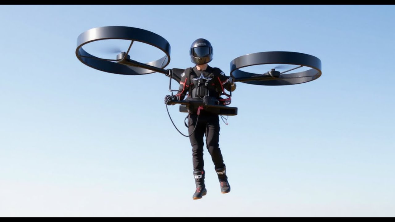 CopterPack Gen3: этот электрический ранцевый вертолет хочет заставить вас летать!