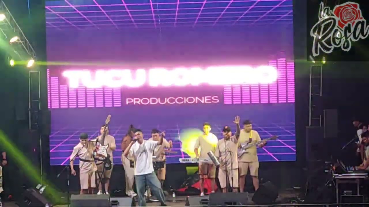 MC CACO EN VIVO!! LA ROSA DISCO