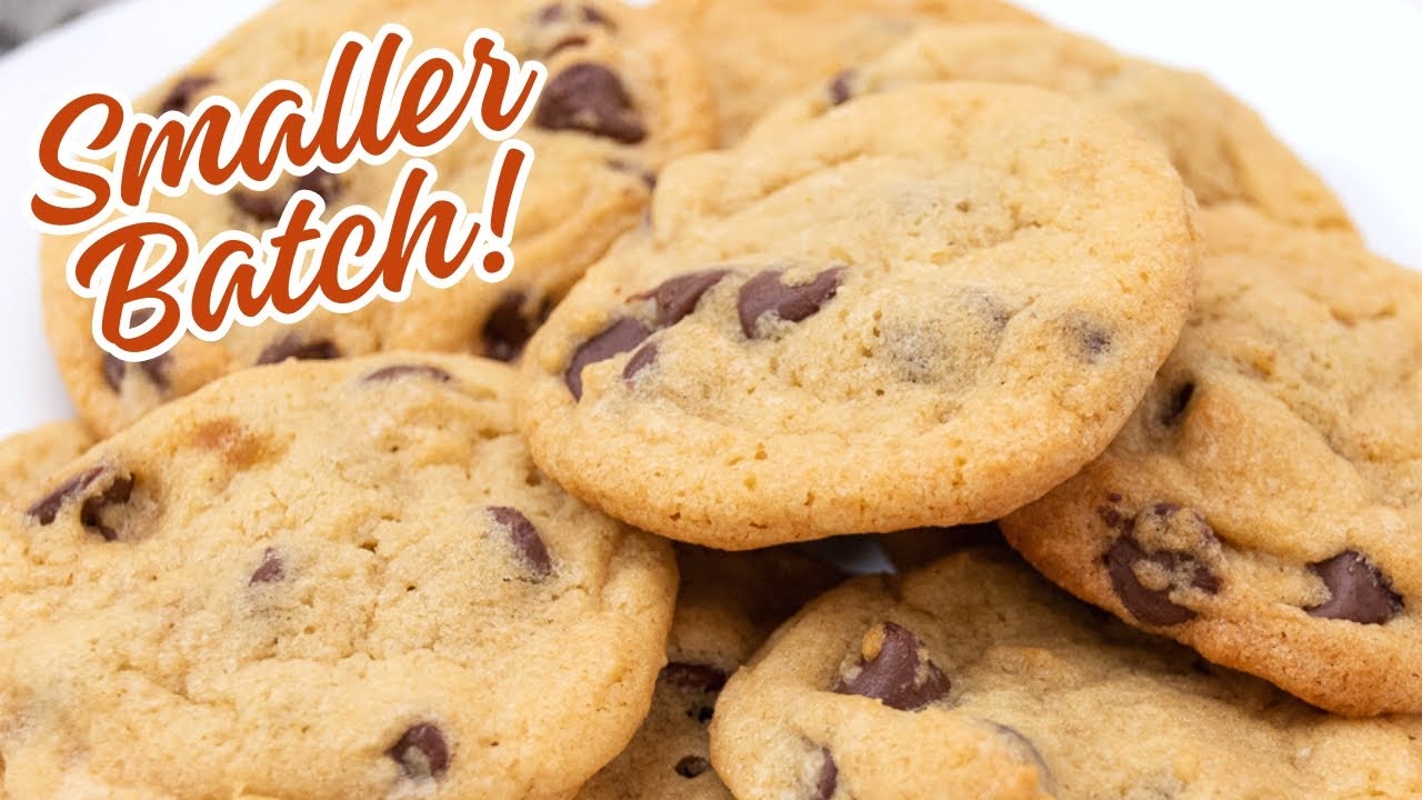 Easy SMALL BATCH Chocolate Chip Cookies